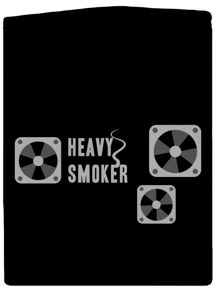 Heavy smoker dámska mikina na zips Black