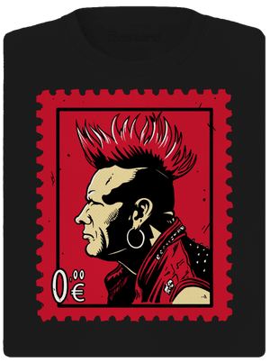 Známka punku dámske športové tričko Black