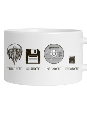 Trilobite hrnček makronka White