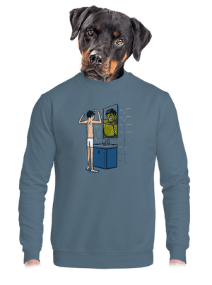 unisex mikina bez kapucne