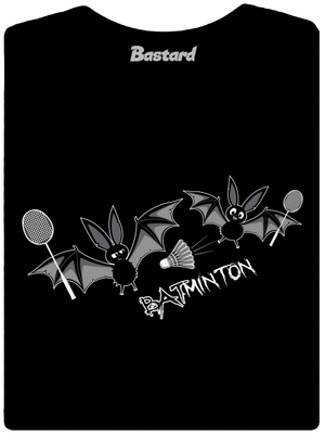 Batminton dámske tričko Black