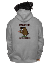 pánska mikina na zips