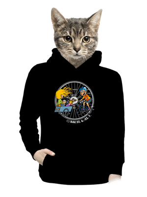 Cyklistický horoskop: Rak dámska mikina klokanka Black