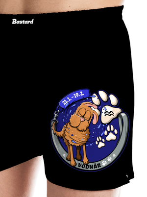 Psí horoskop: Vodnár pánske trenky Black