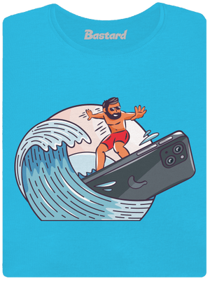 Som surfer dámske tričko Blue Atol