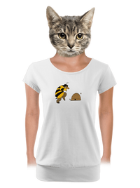 dámske tričko s lemom