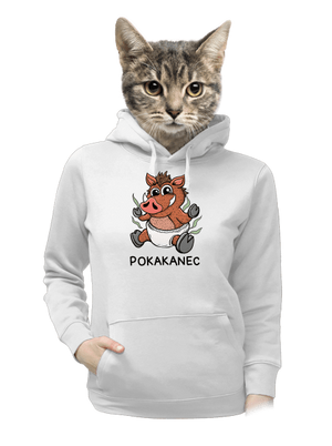 dámska mikina klokanka