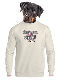 unisex mikina bez kapucne