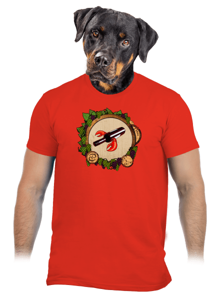 Vínny horoskop: Rak pánske tričko Fiery Red