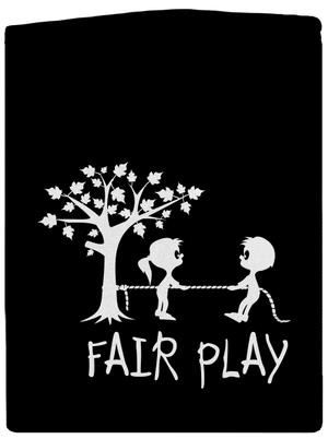 Fair play pánska mikina na zips Black