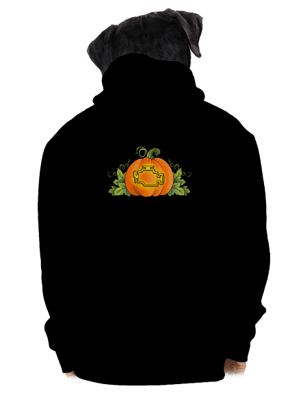 Strašidelný Halloween pánska mikina na zips Black