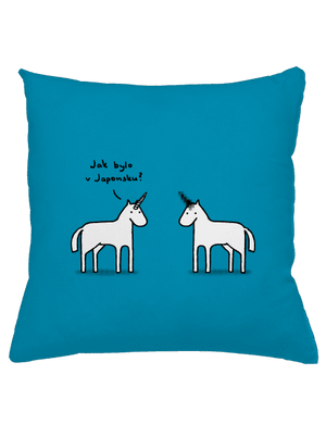 Pornorožec vankúš Blue Turquoise