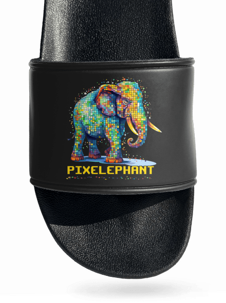 Pixelephant šľapky Black