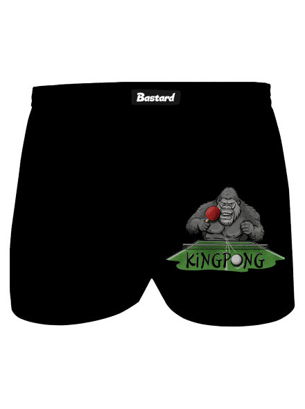 King pong pánske trenky Black
