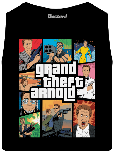 Grand Theft Arnold pánske tielko Black