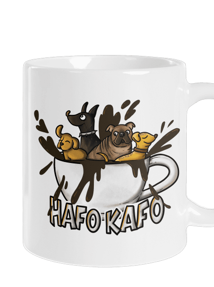 Hafo kafo klasický hrnček White