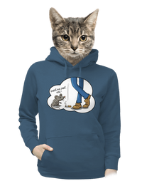 dámska mikina klokanka