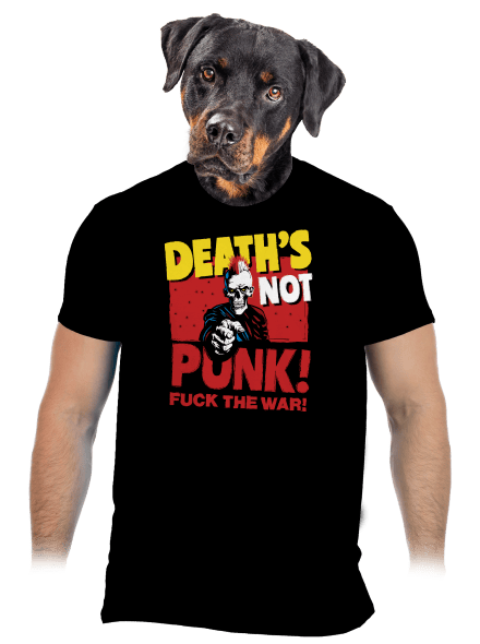 Death's not punk pánske tričko Black