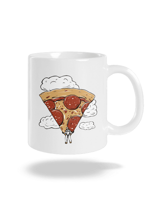 Pizzašutista klasický hrnček White