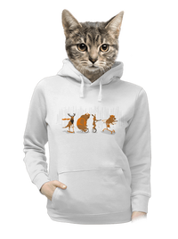 dámska mikina klokanka