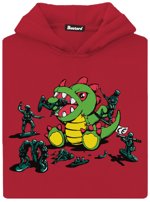 Hračky detská mikina klokanka Fire Red