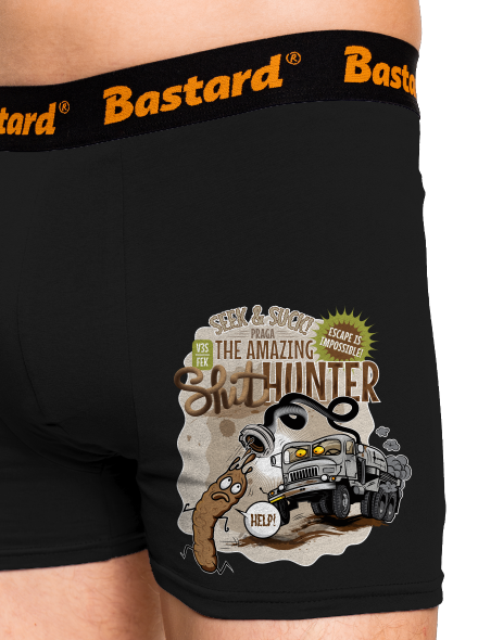 Shithunter boxerky Black