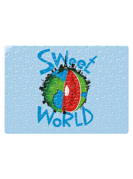 Sweet World puzzle White
