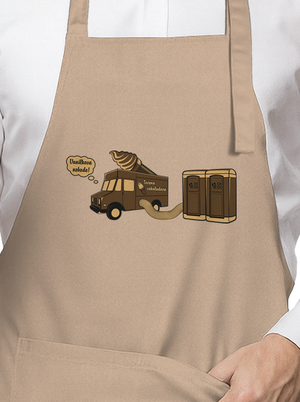 Točená čokoládová zástera Rope