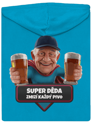 Super dedo dámska mikina na zips Blue Atol