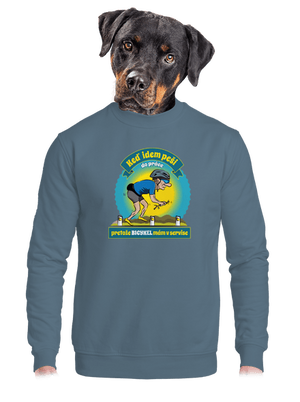 Závislosť na bicykli unisex mikina bez kapucne Nordic Blue