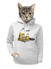 dámska mikina klokanka