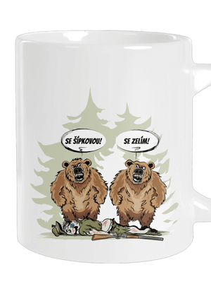 Medvede veľký hrnček White