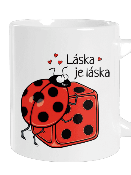 Láska je láska veľký hrnček White