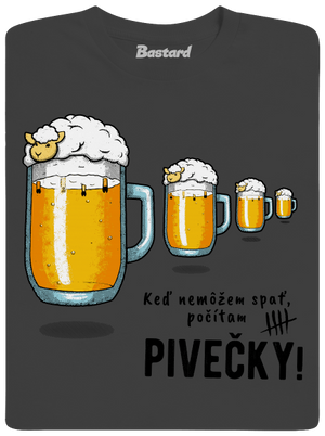 Pivečka pánske dlhý rukáv Dark Grey