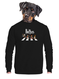 unisex mikina bez kapucne