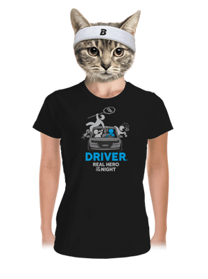 Driver dámske športové tričko Black