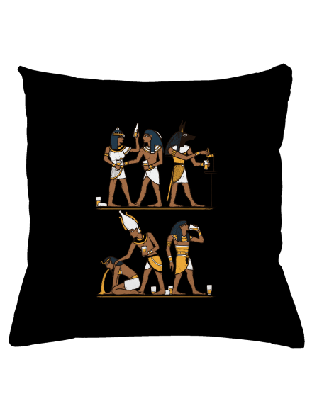 Egyptská párty vankúš Black