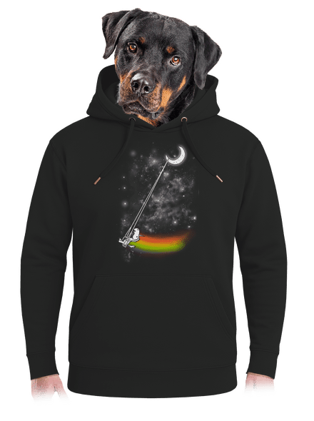 Unicorn Universe unisex mikina premium Dark Black