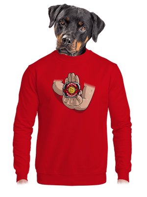 unisex mikina bez kapucne