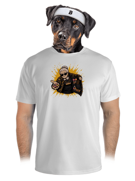 Babiboss pánske športové tričko White