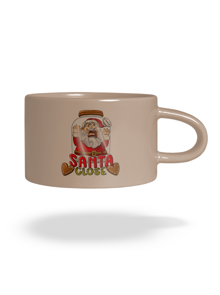 Santa Close hrnček makronka Brown Macaron