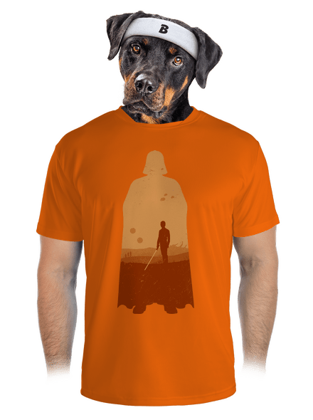 Skywalker pánske športové tričko Neon Orange