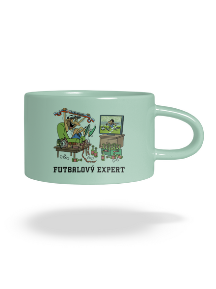 Futbalový expert hrnček makronka Mint Macaron