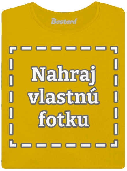 Vlastná potlač dámske tričko Yellow