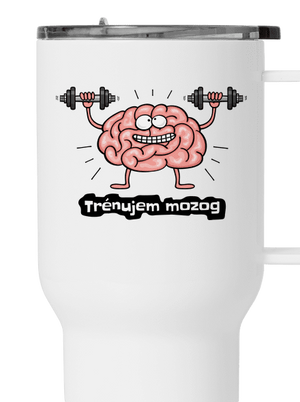Trénujem mozog  termohrnček White