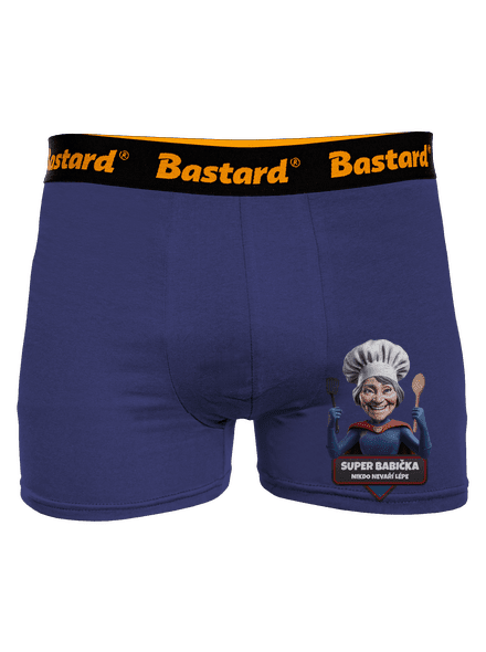 Super babička boxerky Blue Navy