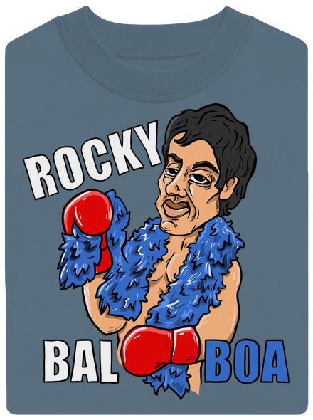 Rocky Bal boa unisex mikina bez kapucne Nordic Blue