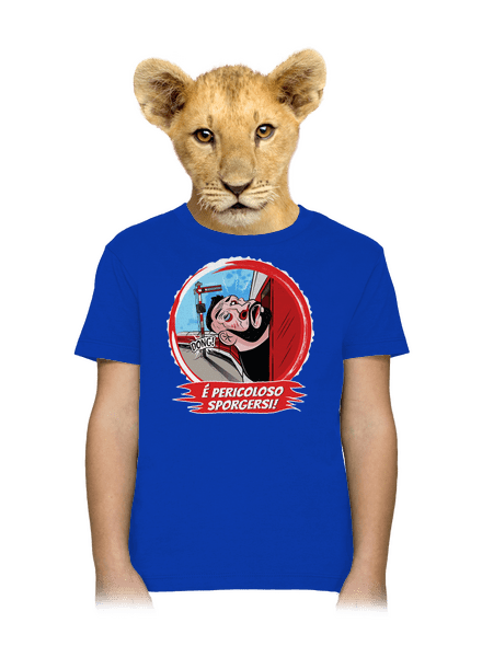 É pericoloso sporgersi detské tričko Royal Blue