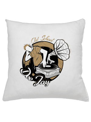 Old school DJ vankúš White