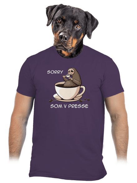 V presse pánske tričko Urban Purple